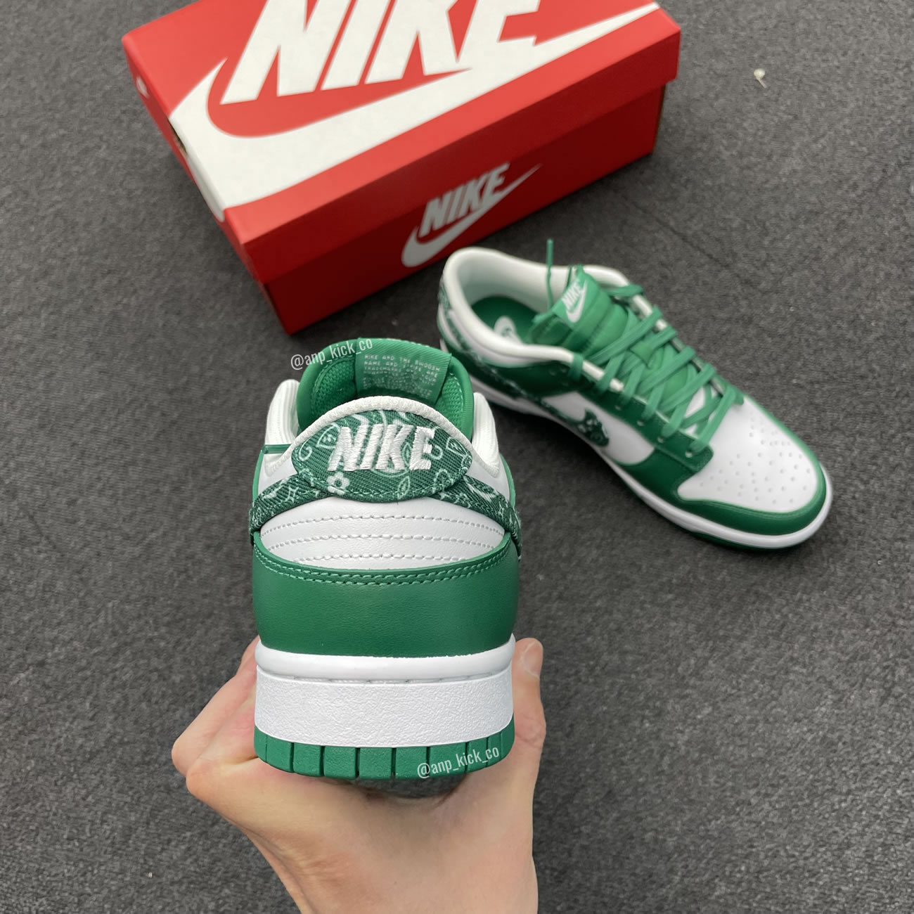 Nike Dunk Low Green Paisley Anpkick Dh4401 102 (4) - www.newkick.vip